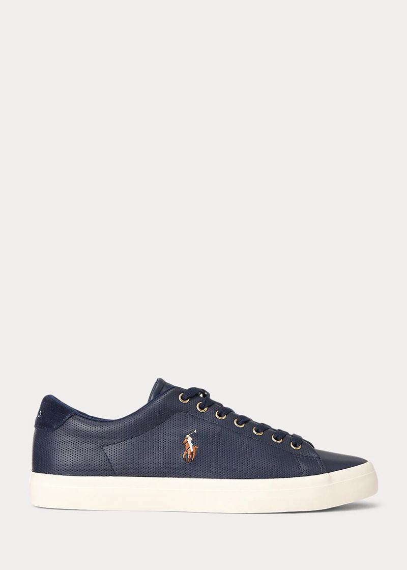 Zapatillas Polo Ralph Lauren Hombre Longwood Leather Chile Azul Marino IDYWZ-0135